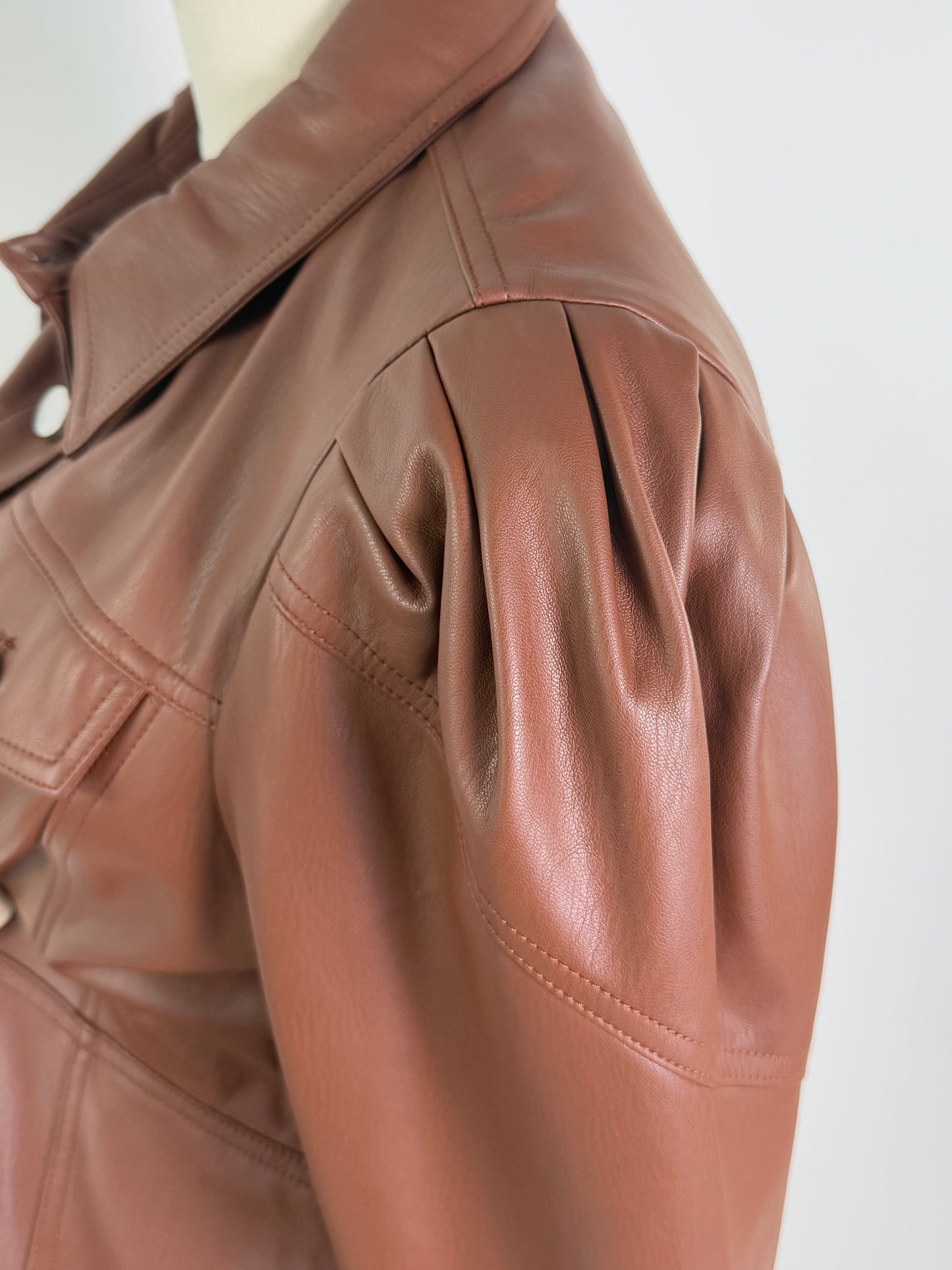 Anthropoligie Faux Leather Jacket