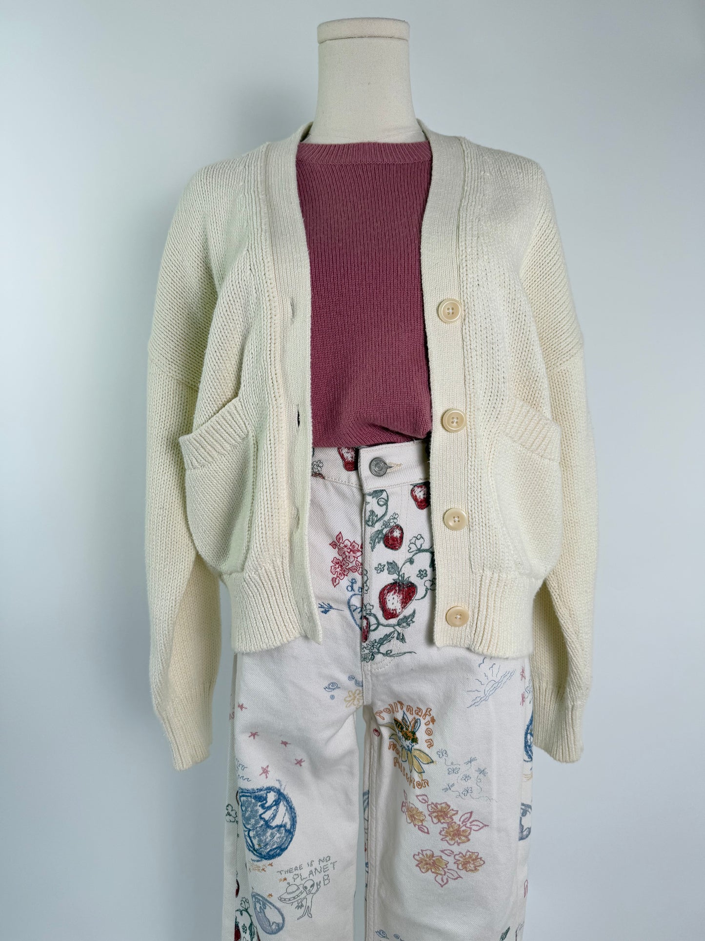 Alex Mill Cream Cardigan