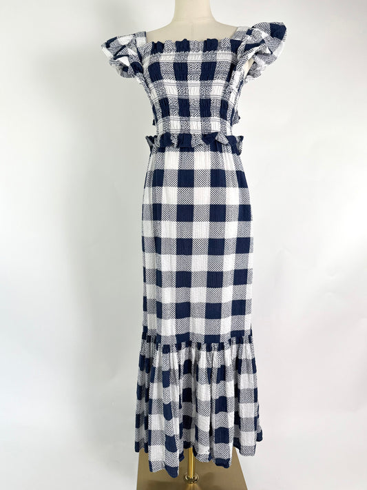 Sea New York Gingham Maxi Dress