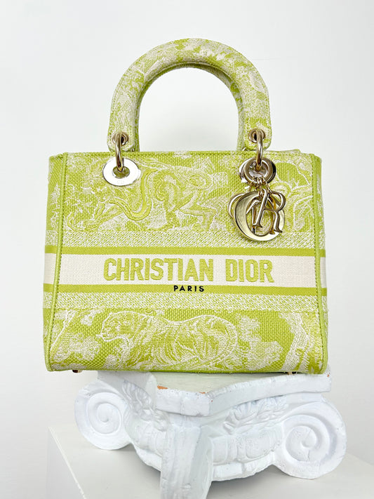 Christian Dior D-Lite Toile Bag