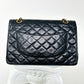 Vintage Chanel Paris Medium Classic Double Flap Black