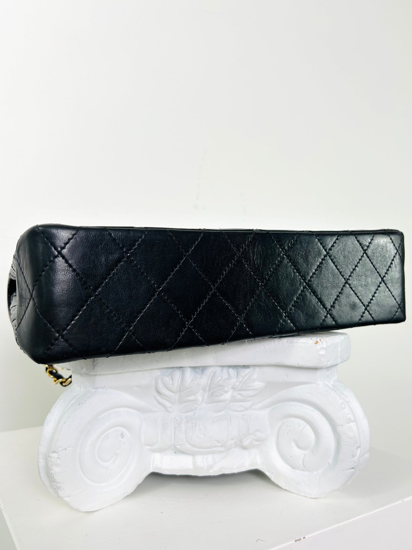 Vintage Chanel Paris Medium Classic Double Flap Black