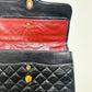 Vintage Chanel Paris Medium Classic Double Flap Black