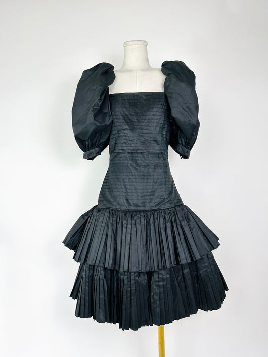 Vintage Oscar De La Renta Black Dress