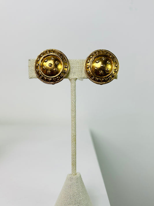 Vintage Chanel Star Earrings