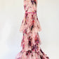 Marchesa Pink Floral Dress