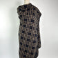 Vintage England Houndstooth Poncho