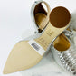 Vicson Silver Sling Back heel