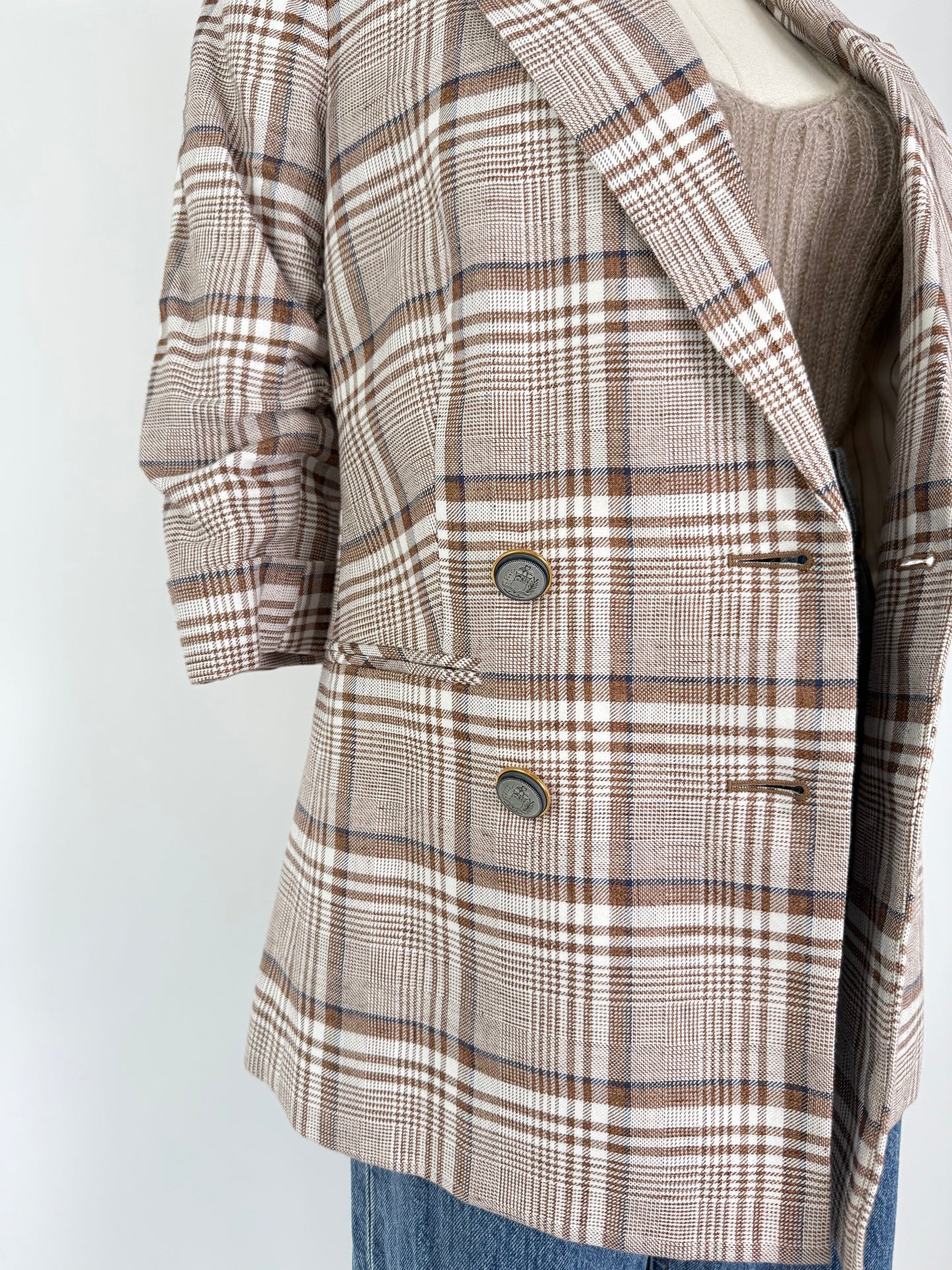 Veronica Beard Viva Plaid Jacket