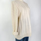 Nordstrom Cashmere Cream Cable Knit Sweater