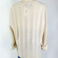 Nordstrom Cashmere Cream Cable Knit Sweater