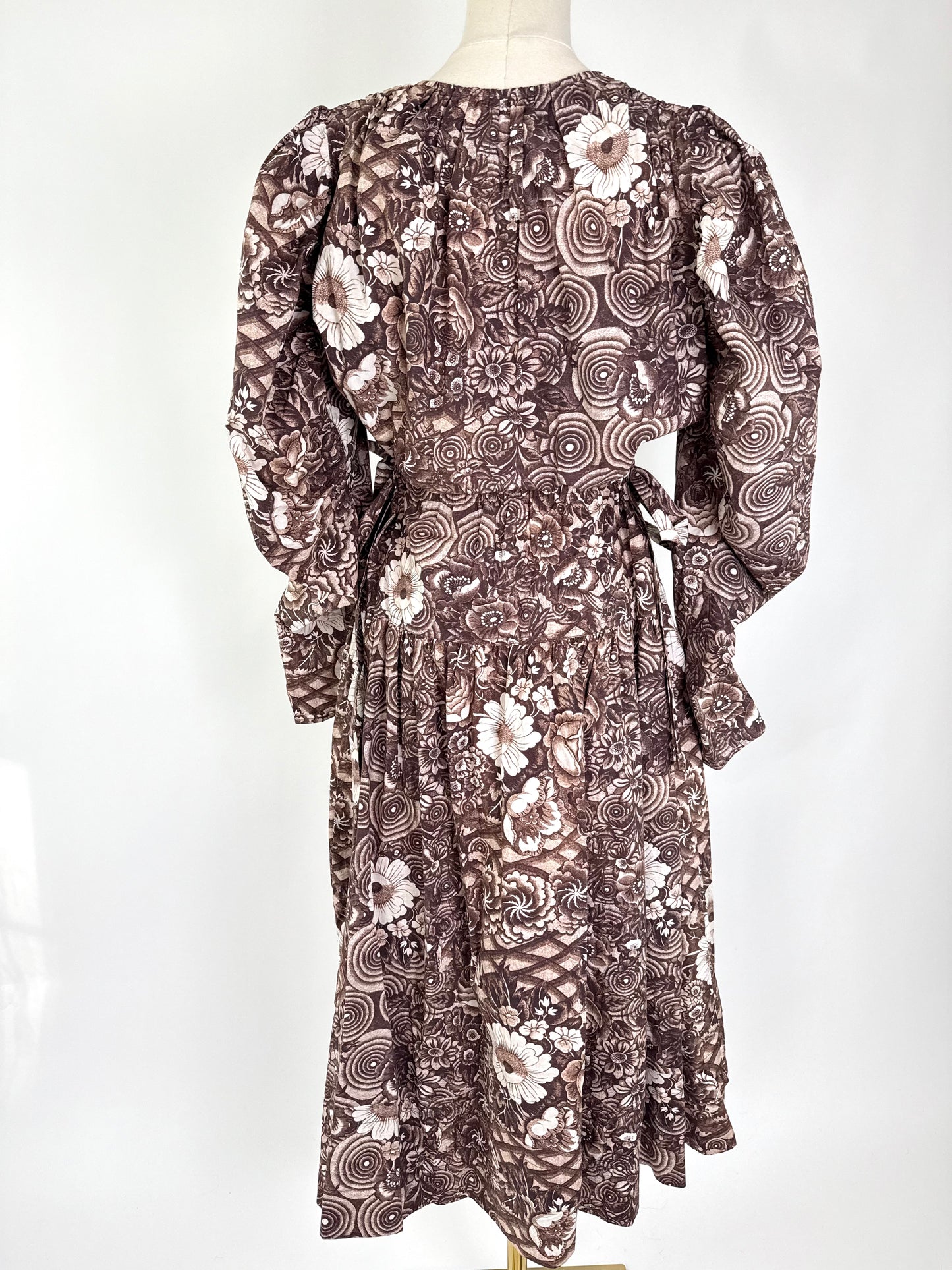 Ulla Johnson Brown White Floral Dress