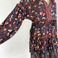 Ulla Johnson Navy Rust Floral Dress