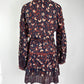 Ulla Johnson Navy Rust Floral Dress