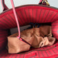 Louis Vuitton Pont Neuf MM Monogram Empreiente Leather Red