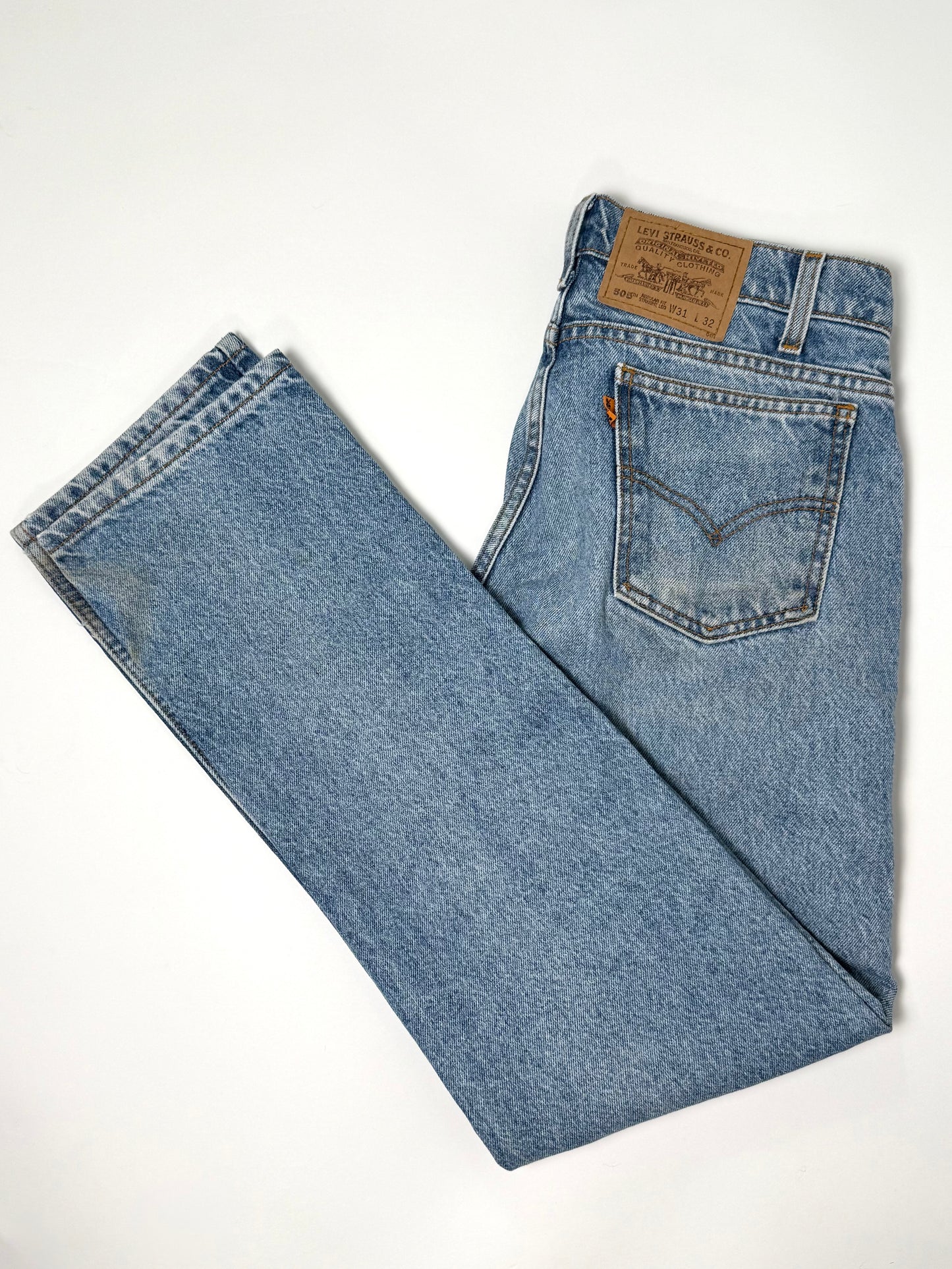 Vintage Levis Orange Tab Mid Wash 31" Denim