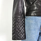 Trouve Black Quilted Leather Jacket