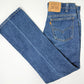 Vintage 70's Orange Tab Perfect Crease Medium Wash Denim