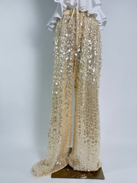 J Crew Sequin Pants Tall