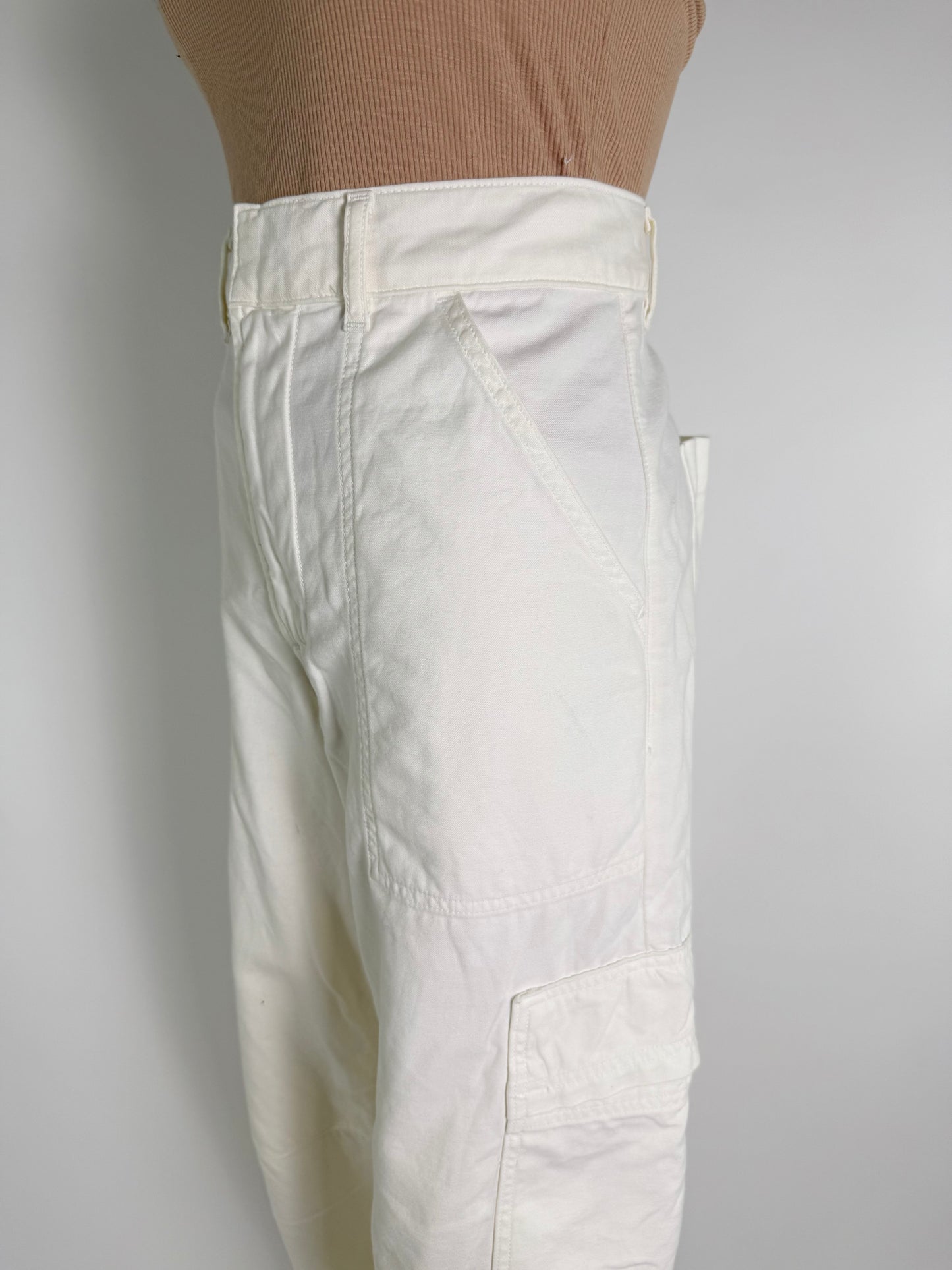 Citizens Of Humanity White Cargo Pants
