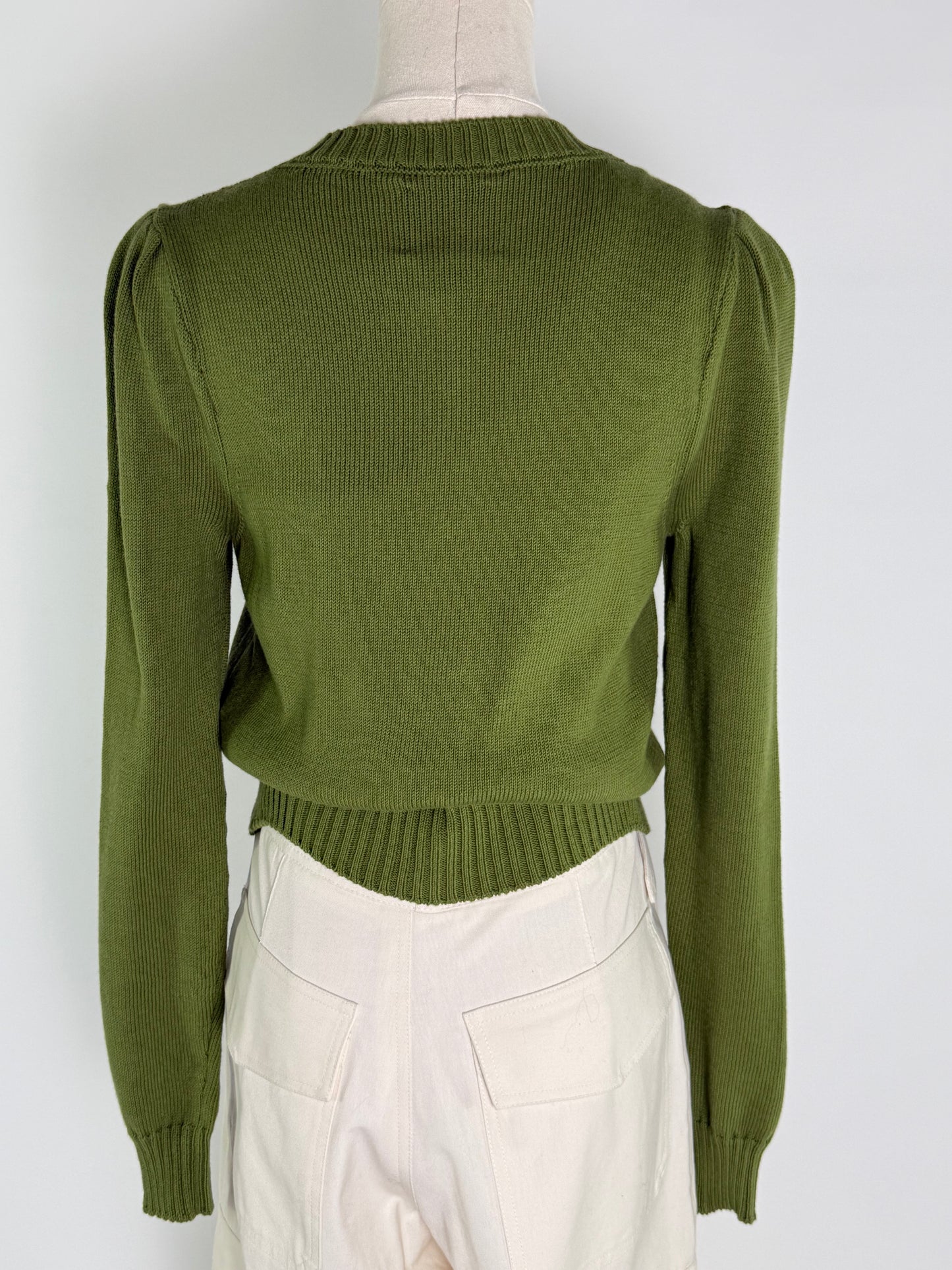Le Lion Green Cardigan