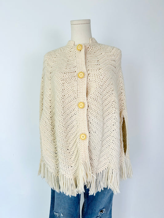 Vintage Crochet Poncho