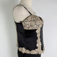 Vintage JS Collection Black Beaded Cami