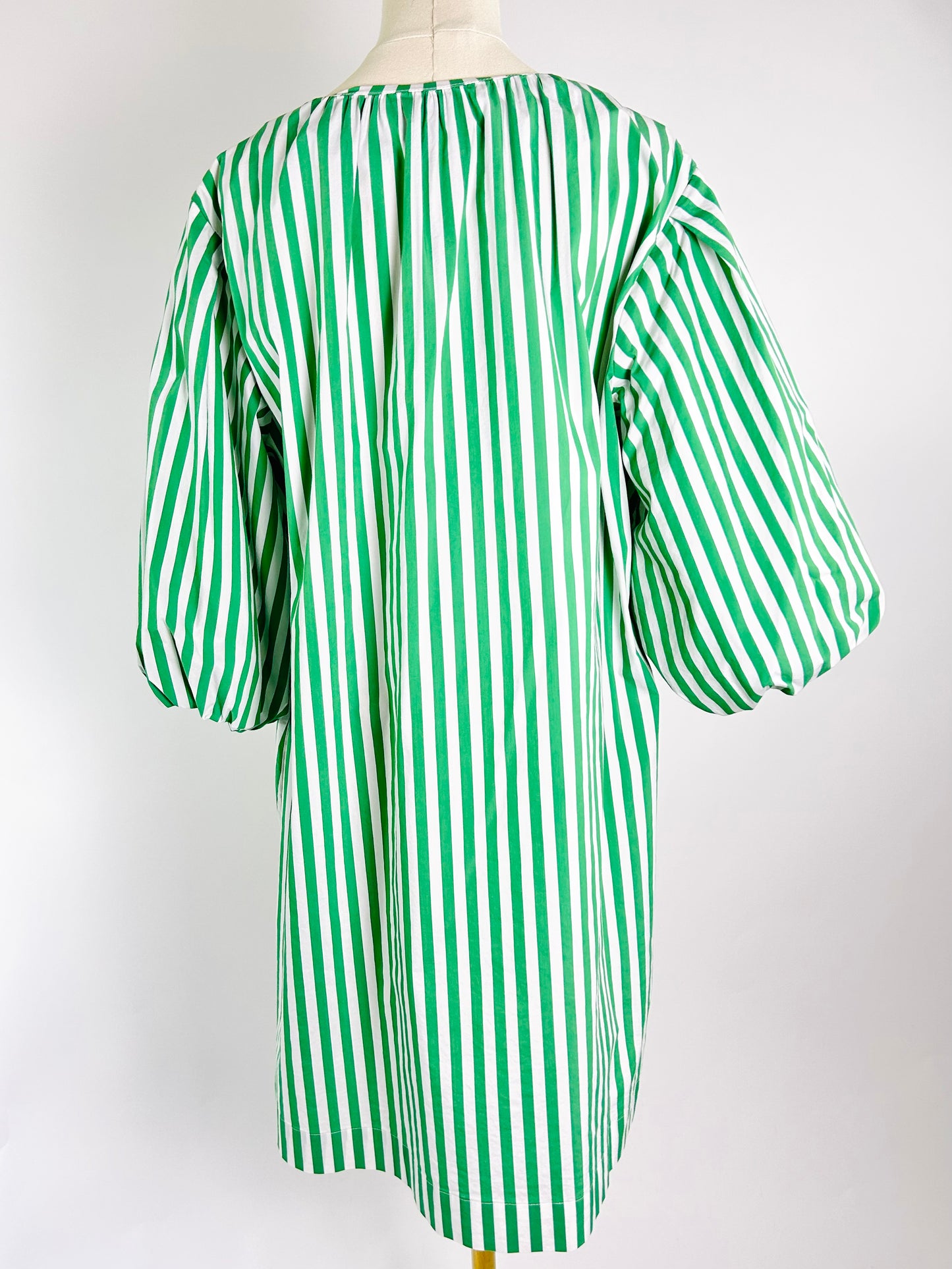 AYR Green and White Stripe Dress