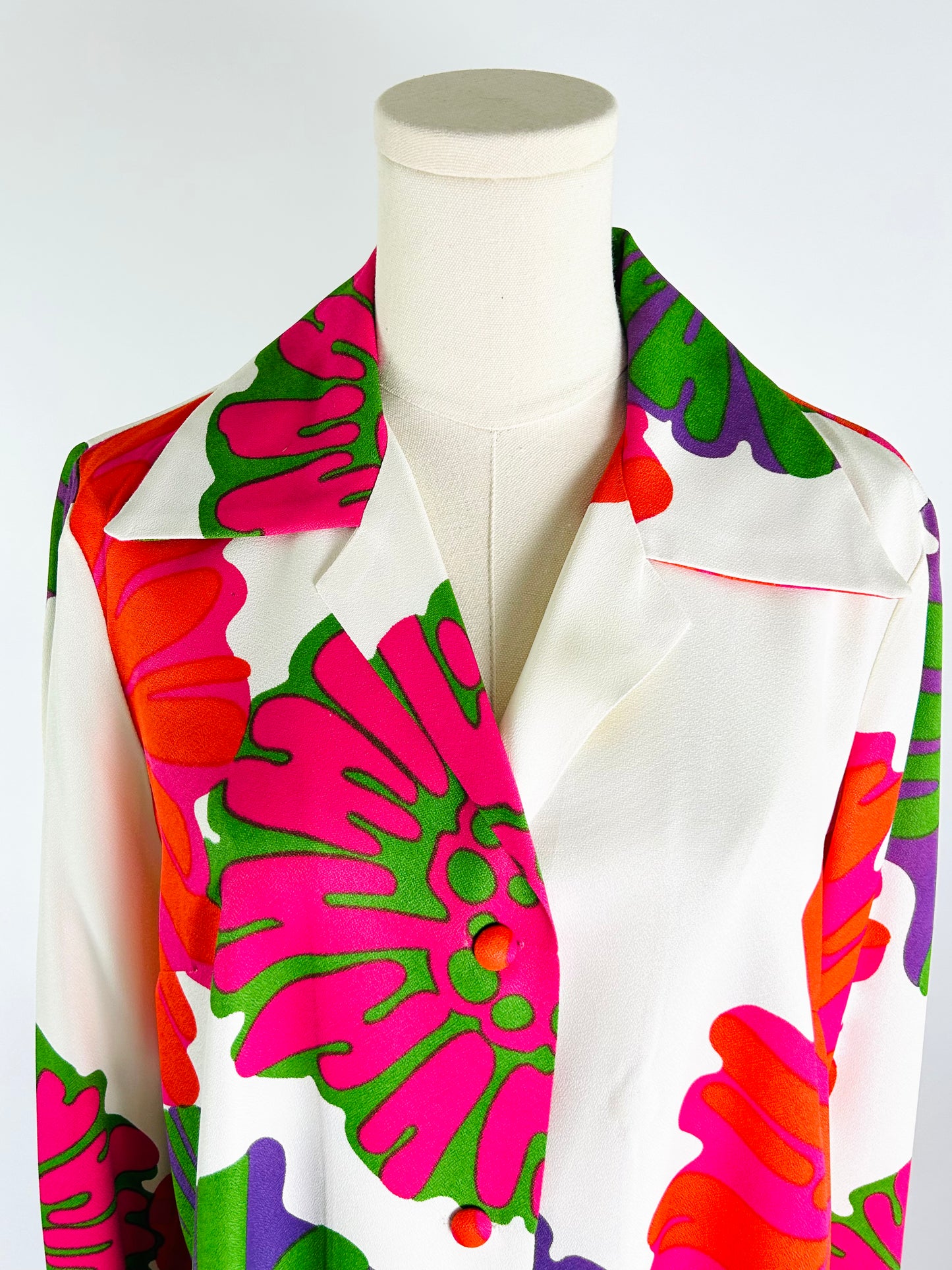 Vintage Malia Floral Button Up Dress