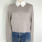 Baum Und PFerdgarten Beige With Cream/Pearl Collar Sweater