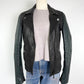 Baldwin Black & Green Leather Jacket