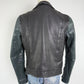 Baldwin Black & Green Leather Jacket