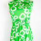 Vintage Green and White Dress