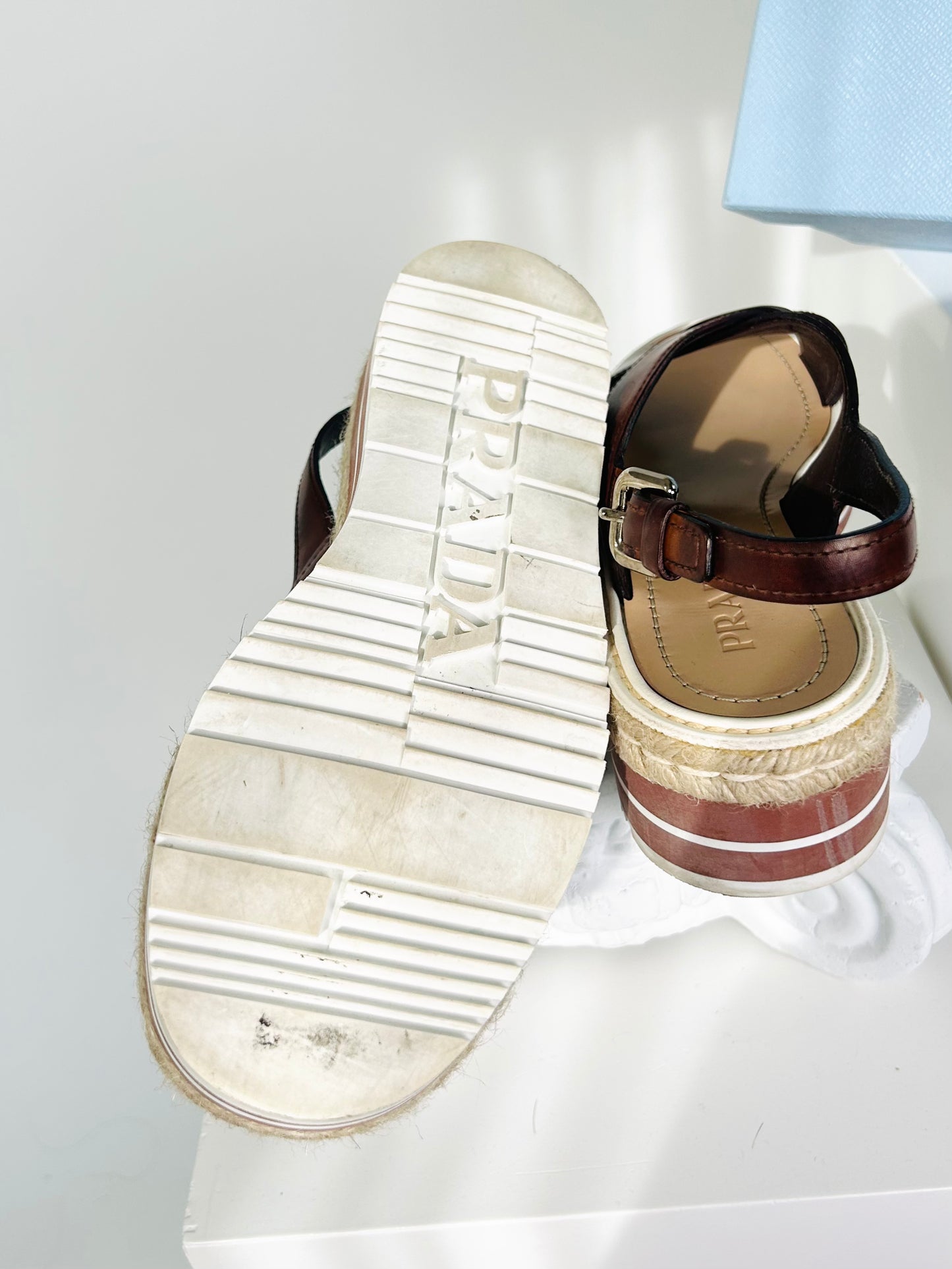 Prada Leather Sandal