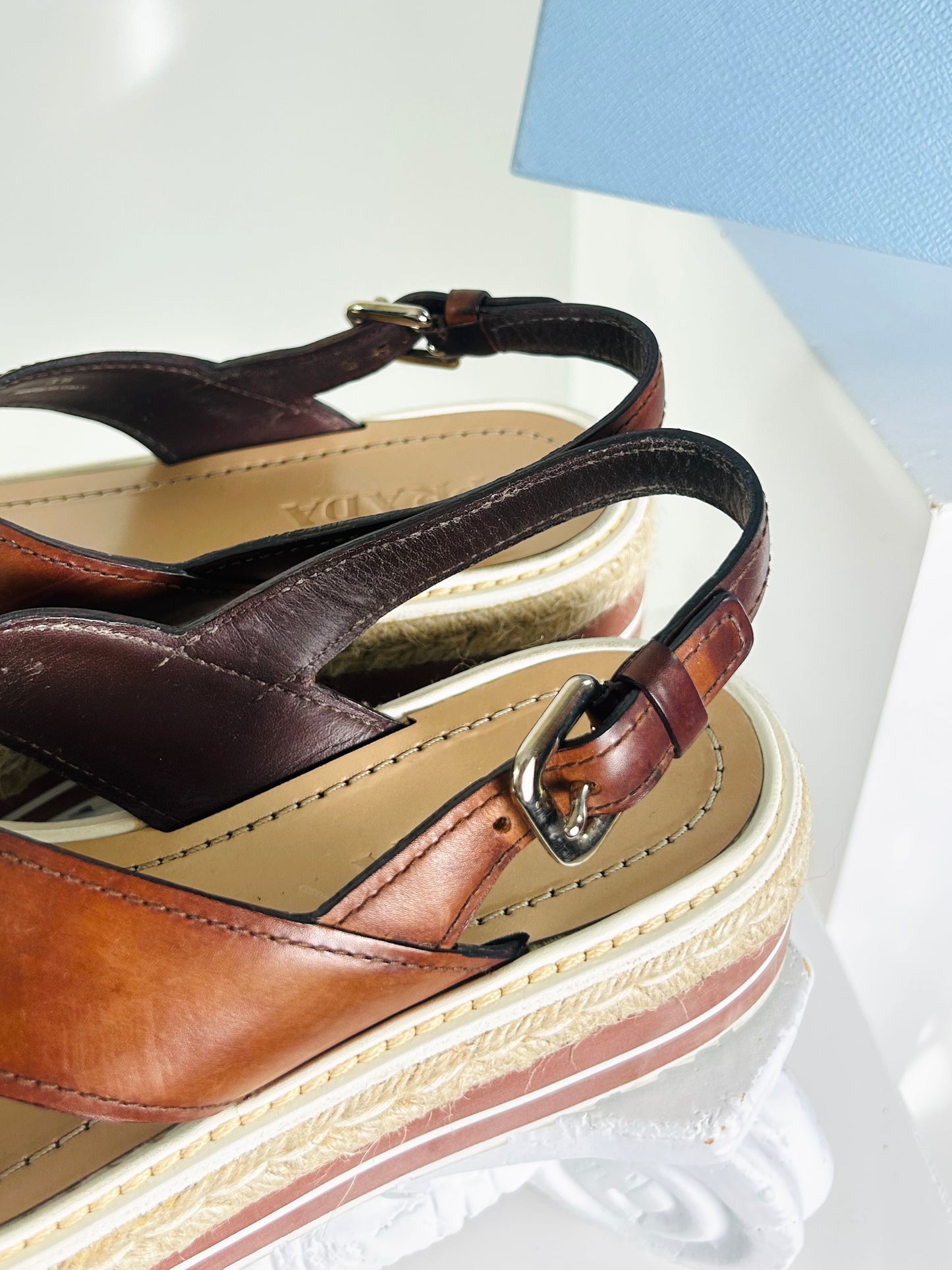 Prada Leather Sandal