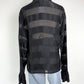 Vintage Patrick Christopher Black Silk Top