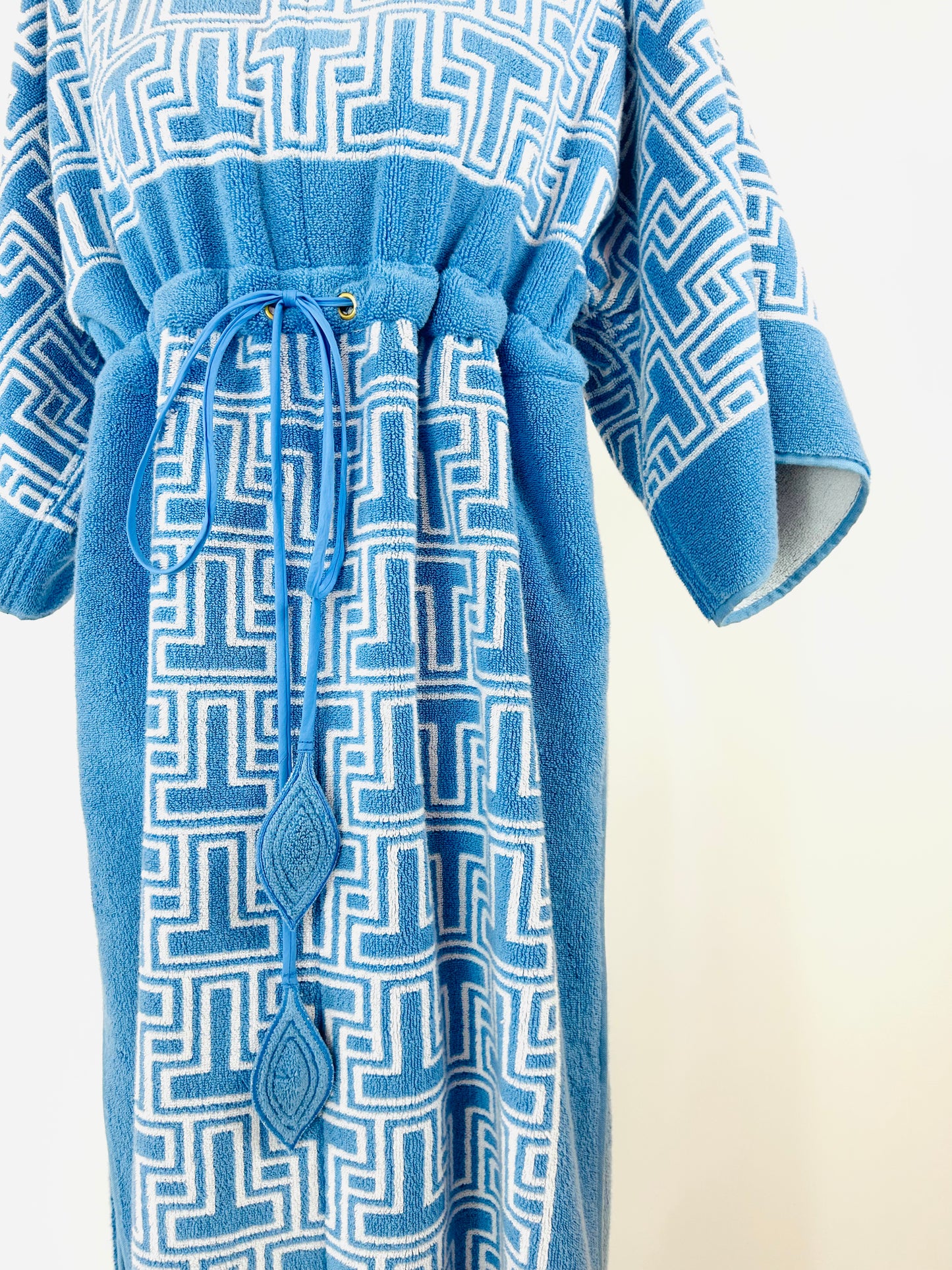 Tory Burch Blue and White Towel Dress