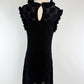 Chanel Perforated Ruffle Dress