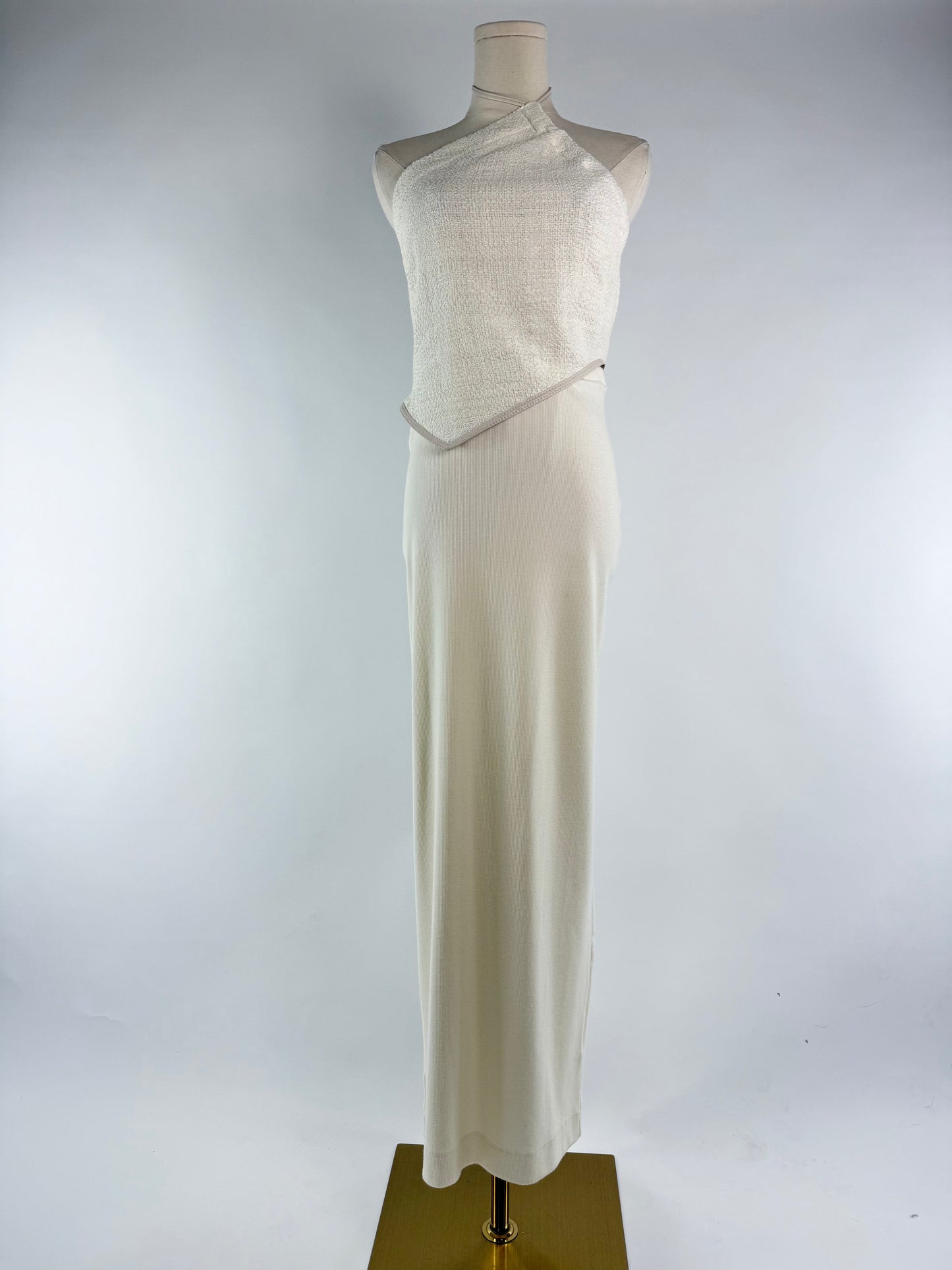 Eterne Ribbed Maxi Skirt