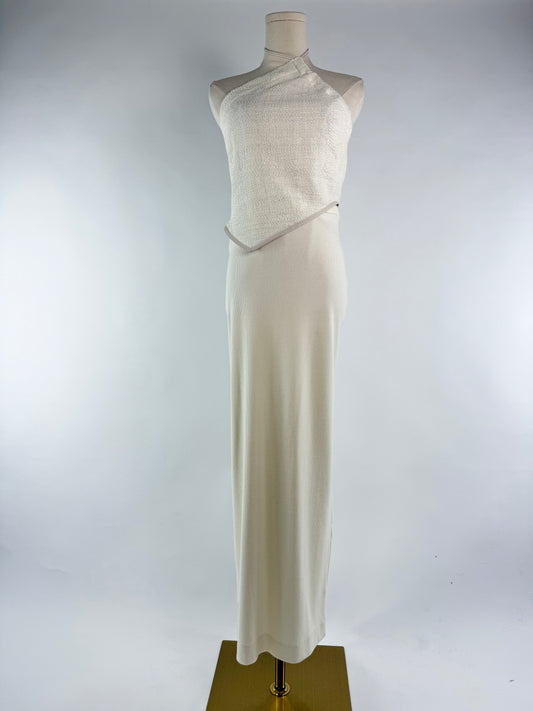 Eterne Ribbed Maxi Skirt