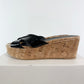 Stuart Weitzman Carman Black Wedge