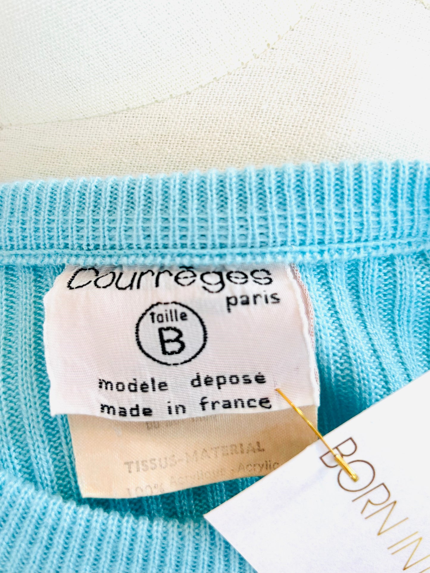 Vintage Rare Courreges Knit Top
