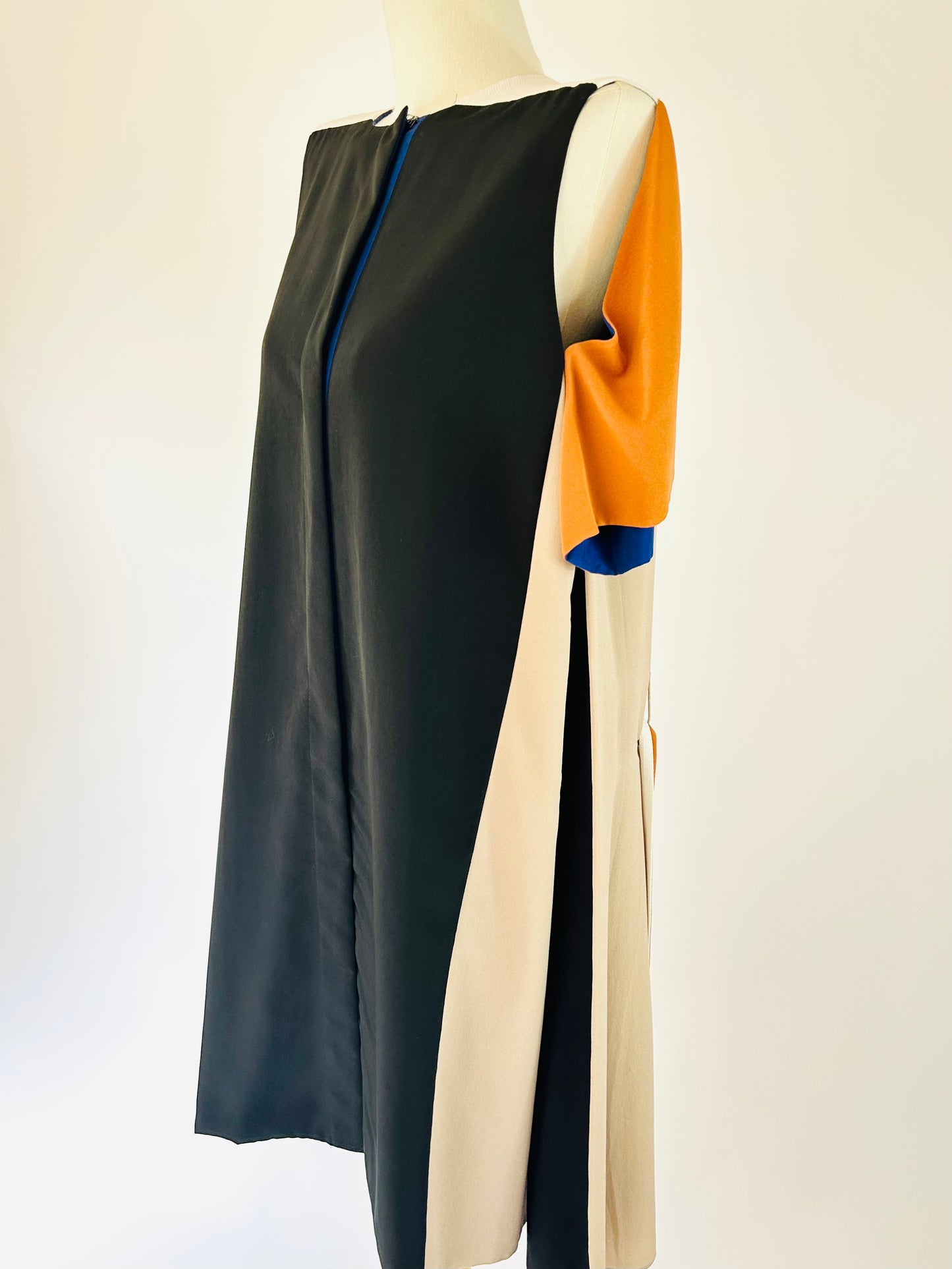 Vintage Thierry Mugler Multicolor Wrap Dress