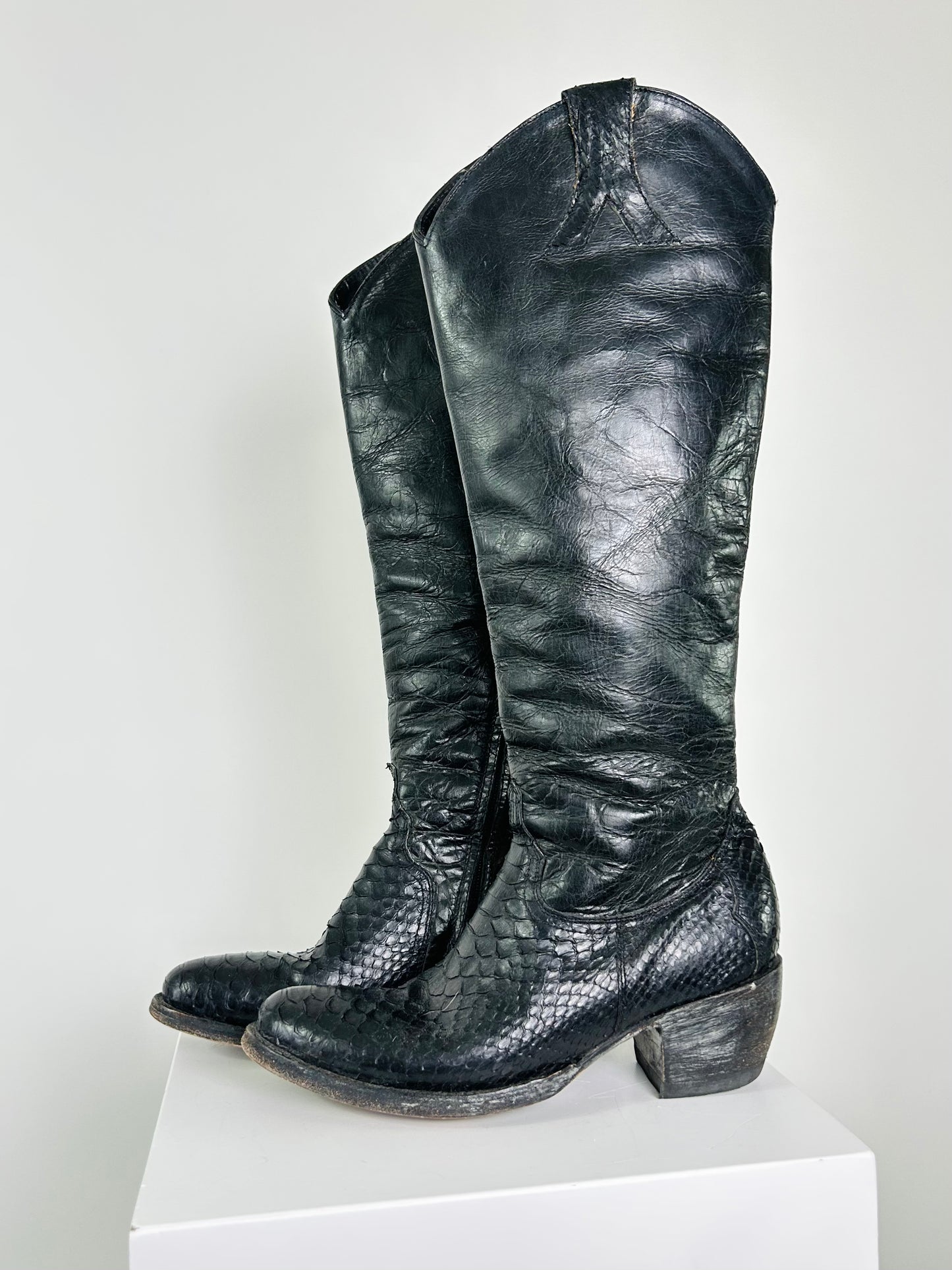 Old Gringo Black Tall Boots