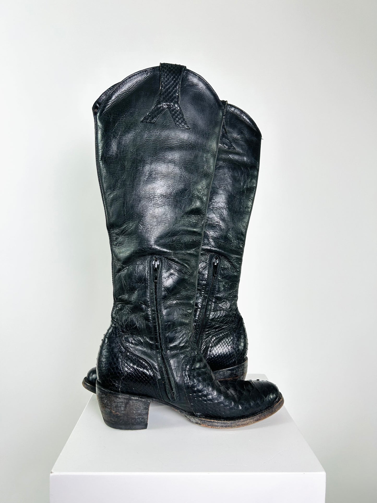 Old Gringo Black Tall Boots