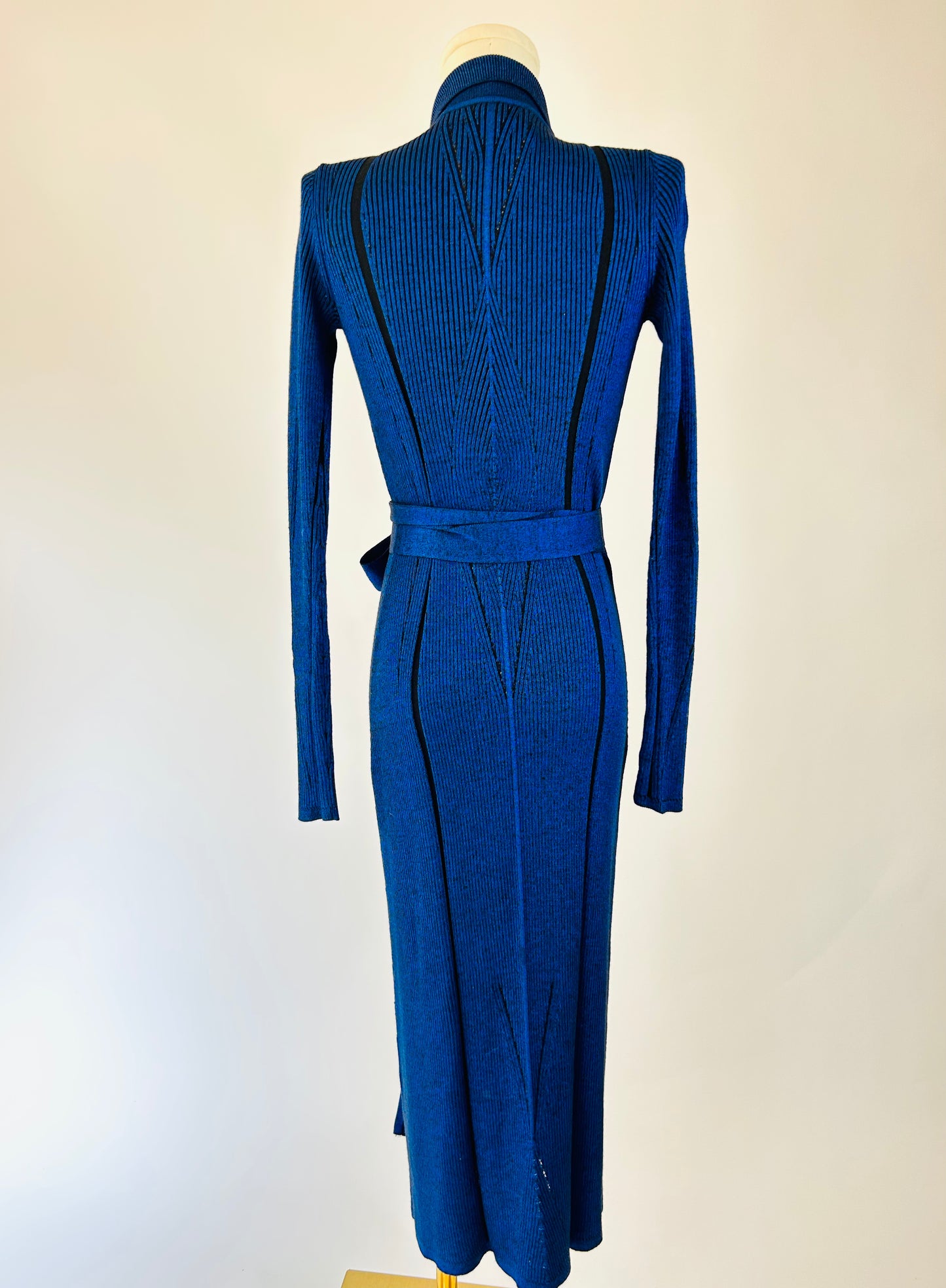 Diane Von Furstenberg Blue Wrap Dress