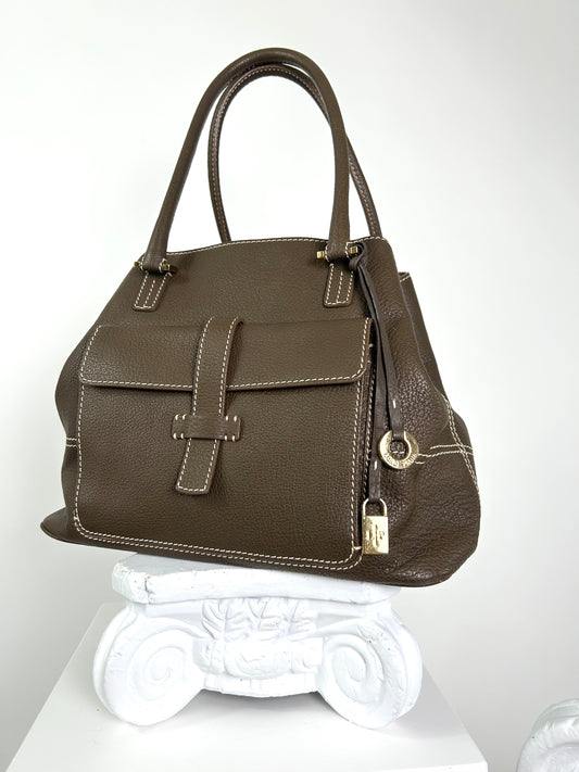 Lori Piana Brown Leather Bag