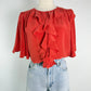 Equipment Silk Ruffle Top NWT