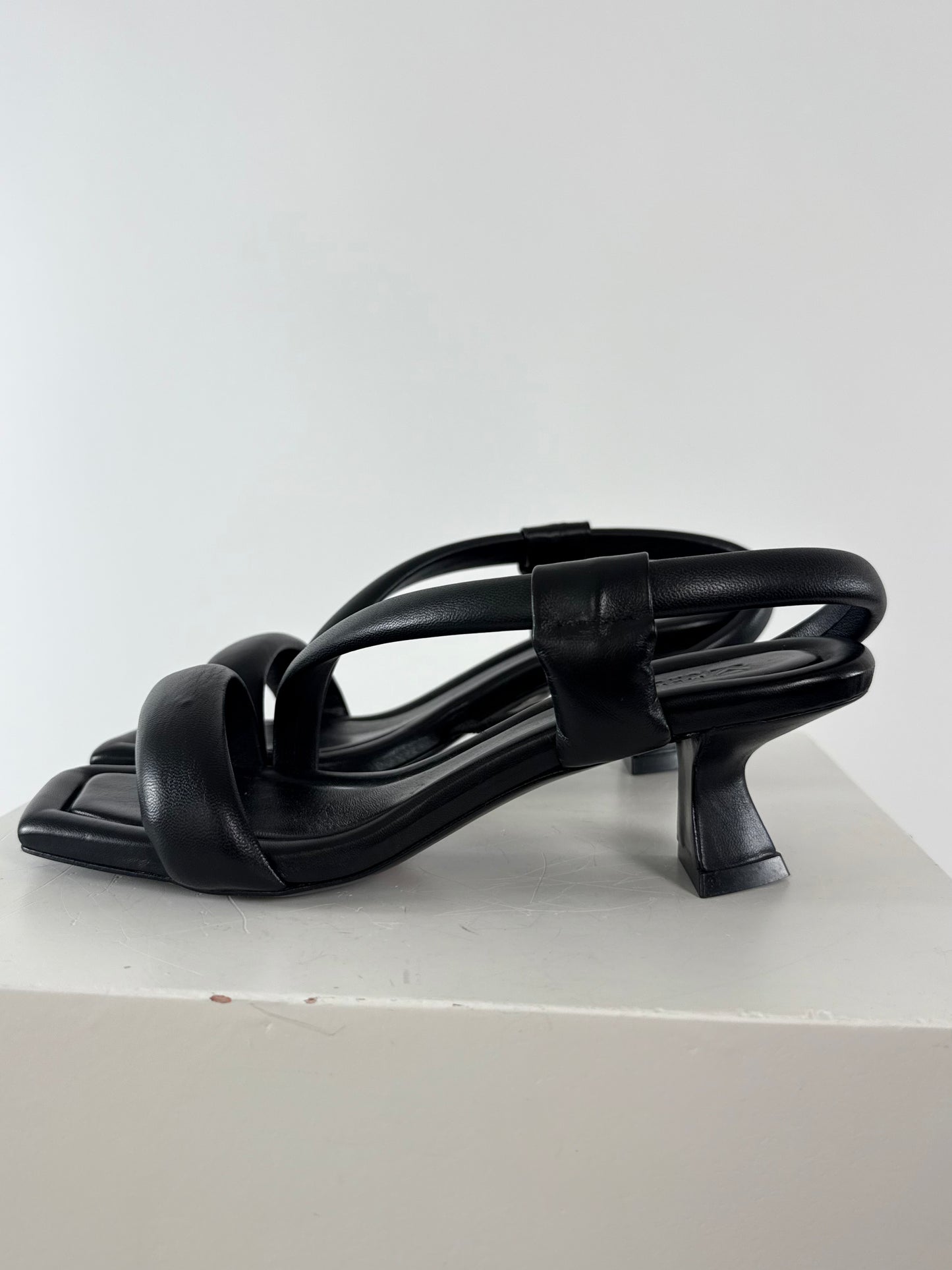 Mercedes Castillo Black Sandal