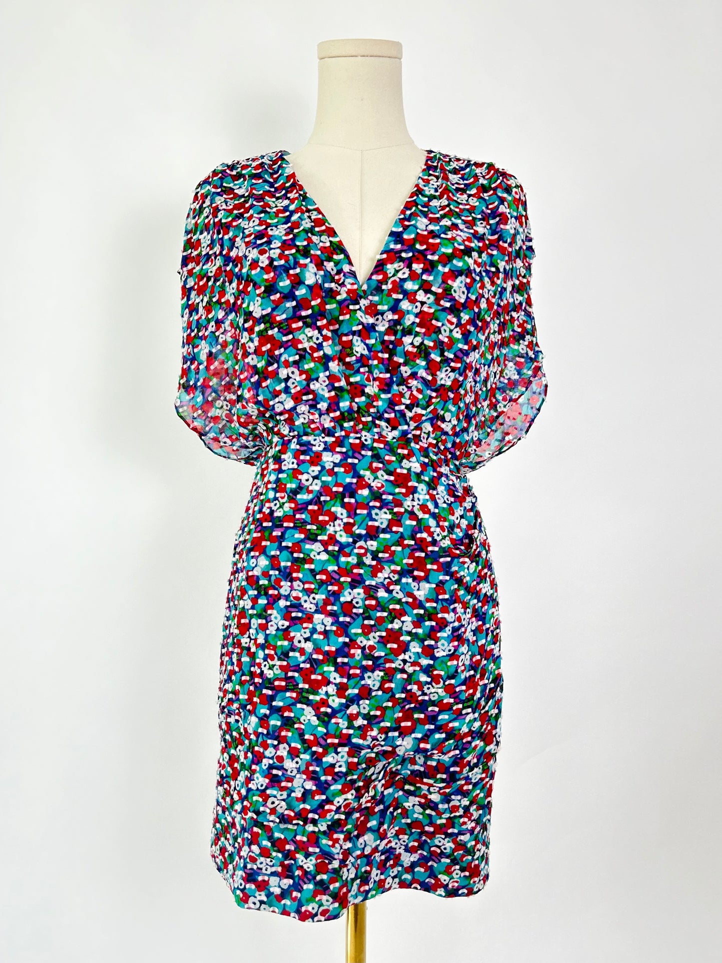 Saloni Multi Color Brooke Dress